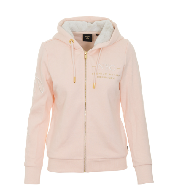Sweatshirt cardigan