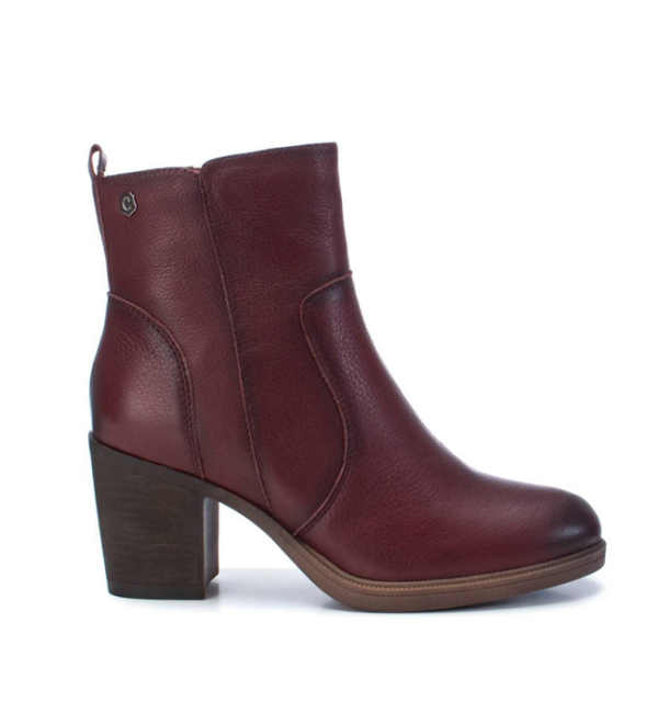 Bordeaux Leather Boots